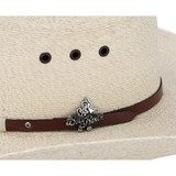 SANGER 15X COWBOY WHITE PALM HAT