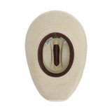 BURNET 15X COWBOY WHITE PALM HAT