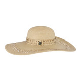 TULUM C BEACH WHITE PALM HAT