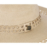 TULUM C BEACH WHITE PALM HAT