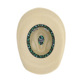 PRICKLY PEAR FASHION WHITE PALM HAT