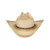 DENTON 20X COWBOY WHITE PALM HAT