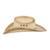 DENTON 20X COWBOY WHITE PALM HAT