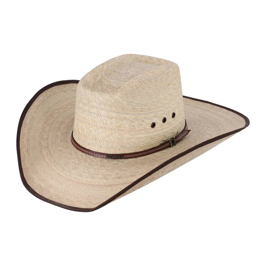 MOTLEY 5X COWBOY GREEN PALM HAT