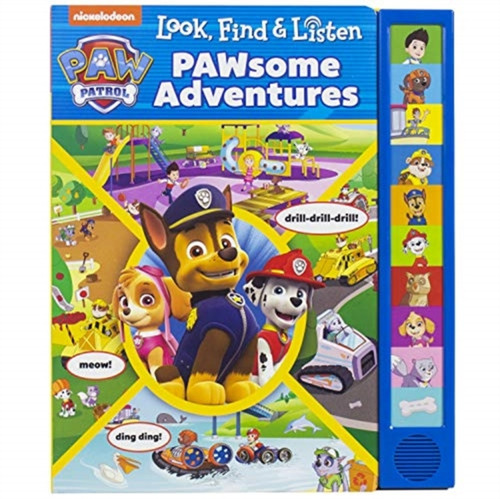 Nickelodeon PAW Patrol: PAWsome Adventures Look, Find & Listen Sound Book 9781503747630 Board book Nickelodeon PAW Patrol: PAWsome Adventures Look, Find & Listen Sound Book 9781503747630 Board book