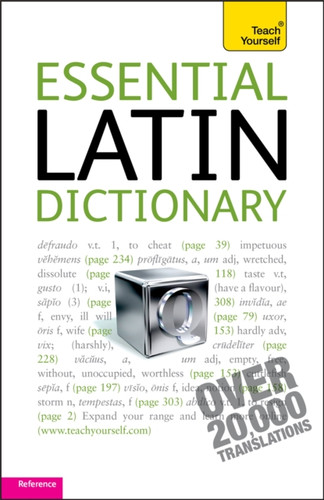 Essential Latin Dictionary: Teach Yourself 9781444104028 Paperback Essential Latin Dictionary: Teach Yourself 9781444104028 Paperback