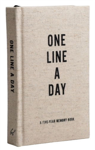 Canvas One Line a Day 9781452174792 Diary or journal Canvas One Line a Day 9781452174792 Diary or journal