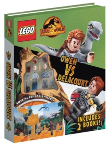 LEGO® Jurassic World™: Owen vs Delacourt (Includes Owen and Delacourt LEGO® minifigures, pop-up play scenes and 2 books) 9781780558875 Hardback LEGO® Jurassic World™: Owen vs Delacourt (Includes Owen and Delacourt LEGO® minifigures, pop-up play scenes and 2 books) 9781780558875 Hardback