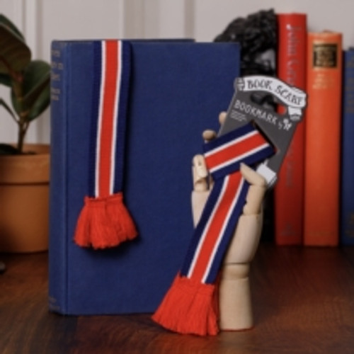 Book Scarf Bookmark - Red, White & Blue 5035393329013 Bookmark Book Scarf Bookmark - Red, White & Blue 5035393329013 Bookmark