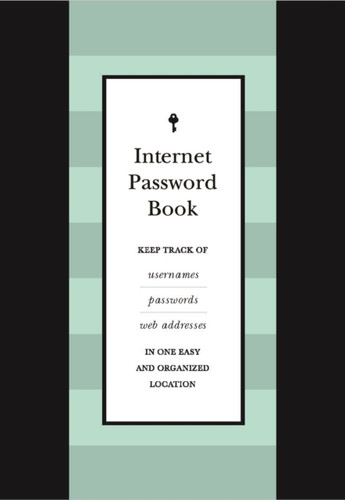 Internet Password Book 9780785839132 Hardback Internet Password Book 9780785839132 Hardback