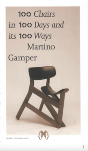 100 Chairs in 100 Days and its 100 Ways (5th edition, 5th size) 9781907908774 Paperback 100 Chairs in 100 Days and its 100 Ways (5th edition, 5th size) 9781907908774 Paperback