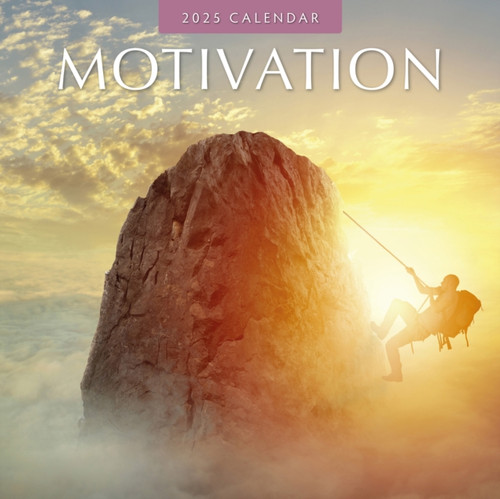 Motivation 2025 Square Wall Calendar 9781804426036 Paperback