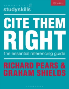 Cite Them Right 9781350477261 Paperback