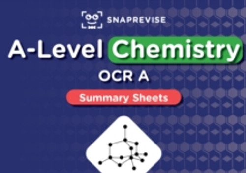 SnapRevise A-Level OCR Chemistry Summary Sheets 9781917424646 Paperback SnapRevise A-Level OCR Chemistry Summary Sheets 9781917424646 Paperback