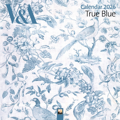 V&A: True Blue Wall Calendar 2026 (Art Calendar) 9781835623817 Calendar
