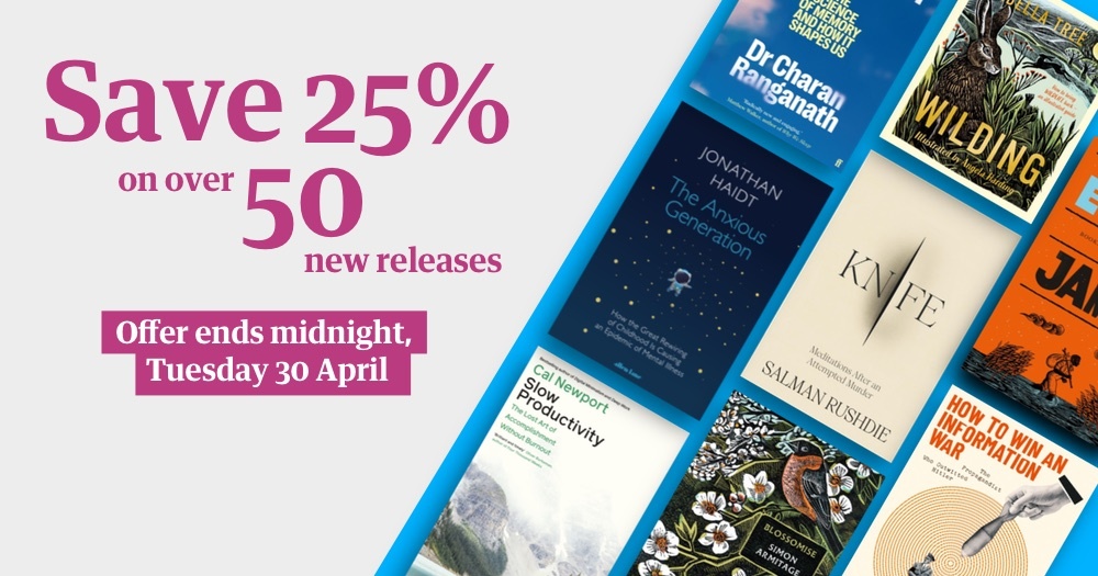 Save 25% on over 50 new releases