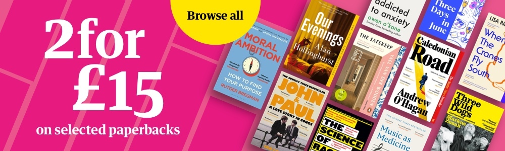 2 for £15 on selected paperbacks