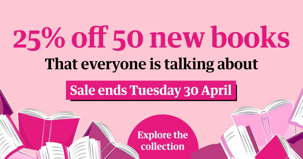 25% off 50 new books
