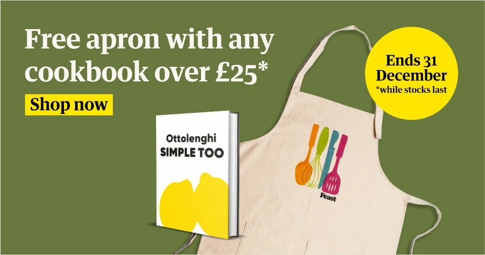 Free apron with any cookbook over £25