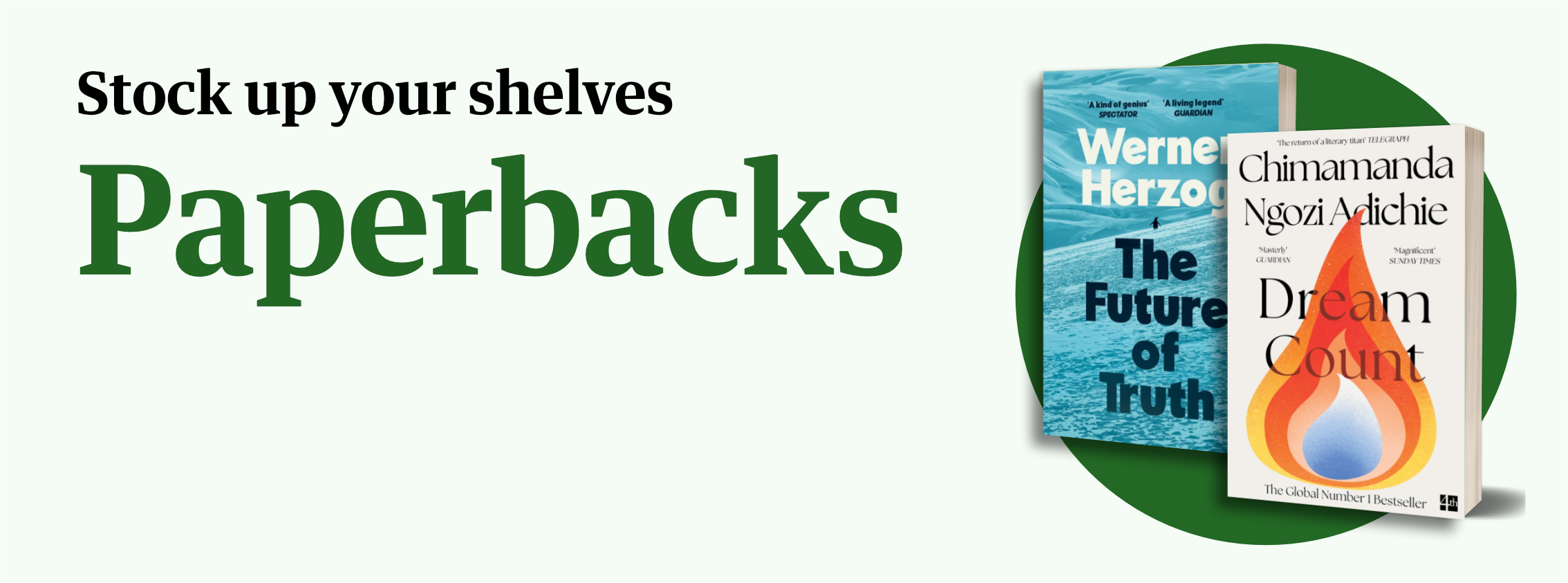 Paperbacks - stock up your shelves