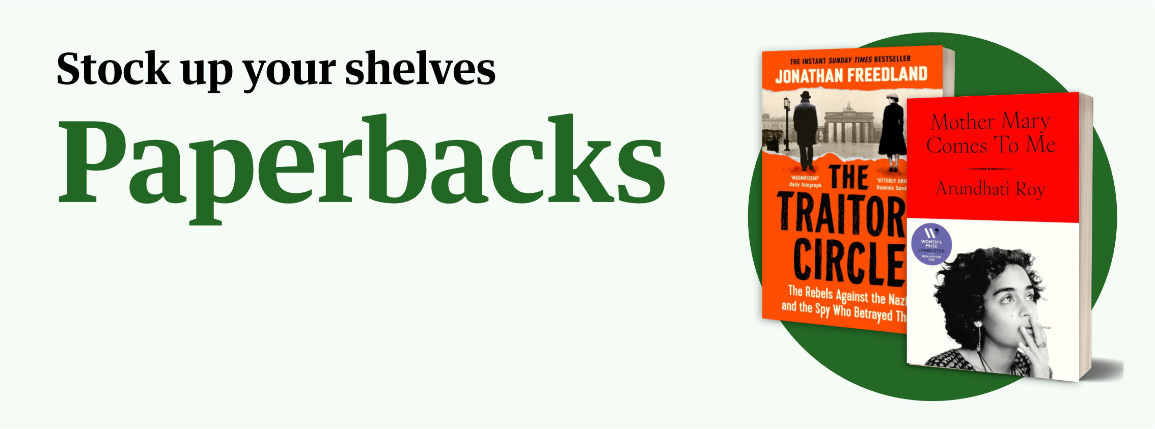 Paperbacks - stock up your shelves