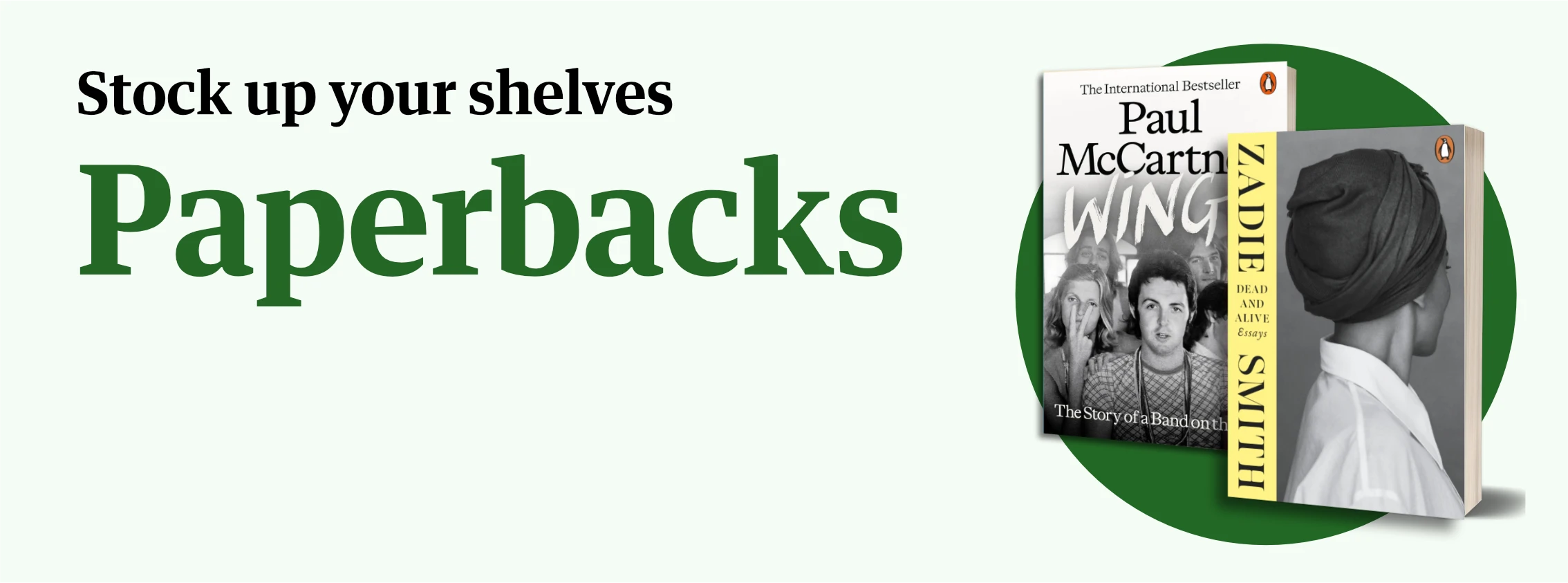 Paperbacks - stock up your shelves