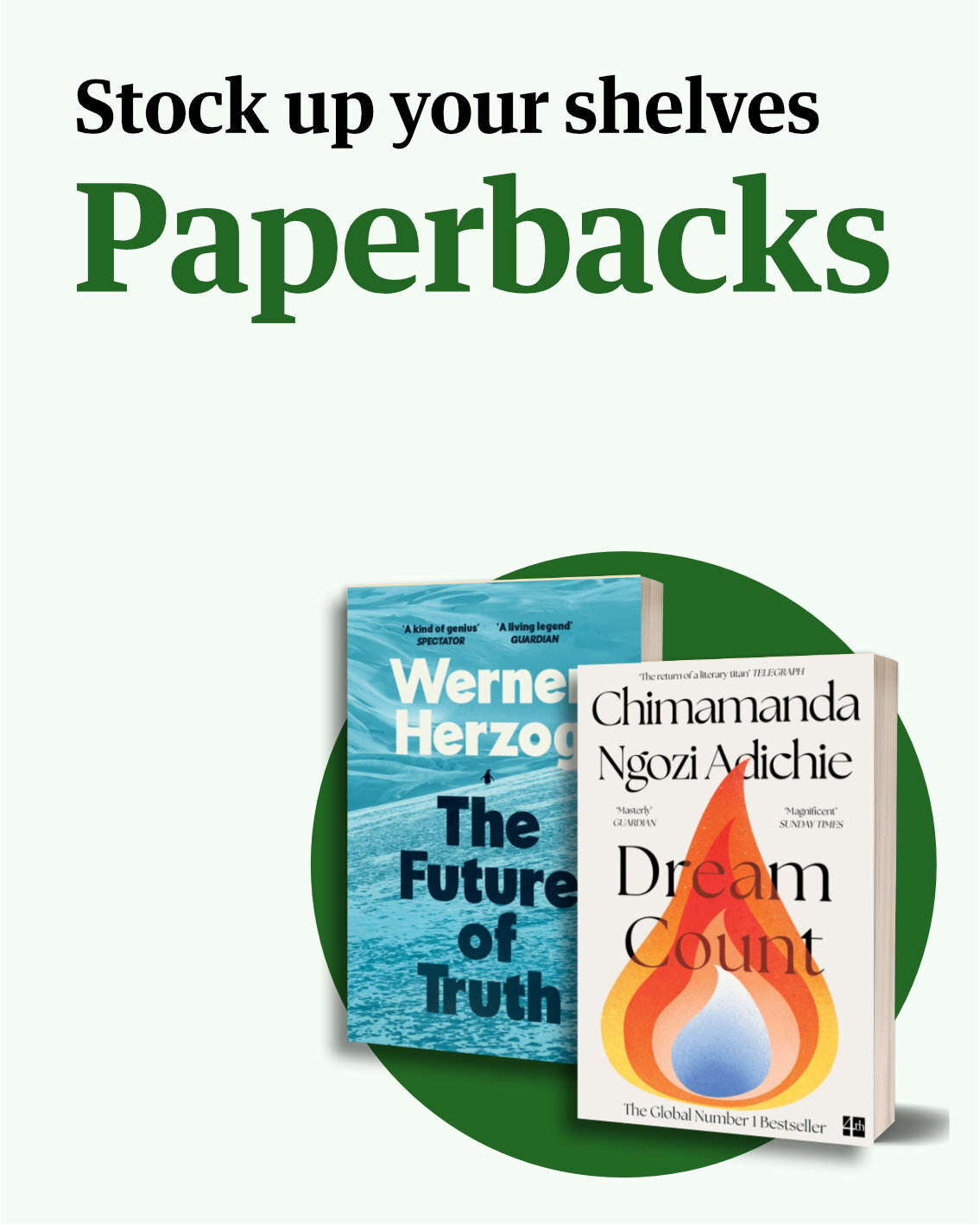 Paperbacks - stock up your shelves
