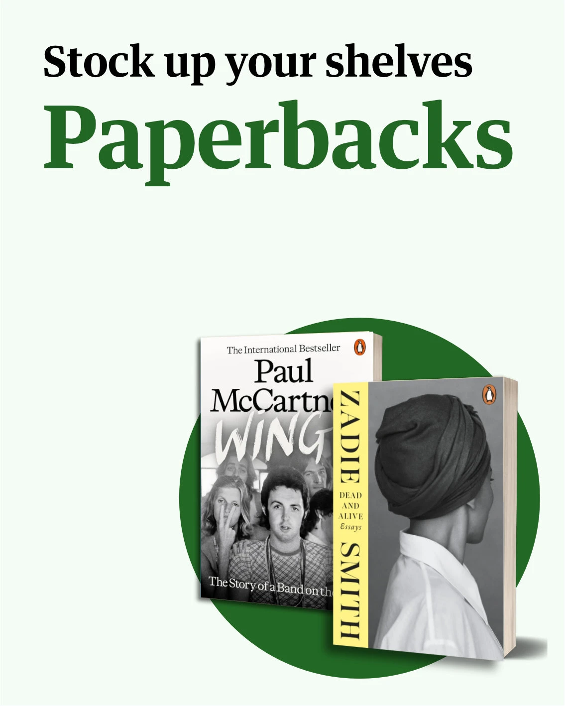 Paperbacks - stock up your shelves