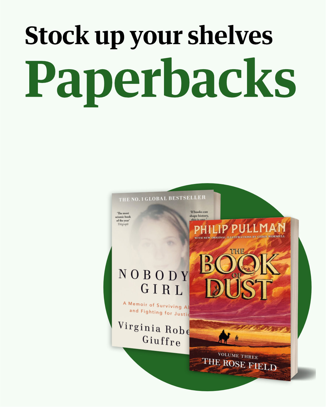 Paperbacks - stock up your shelves