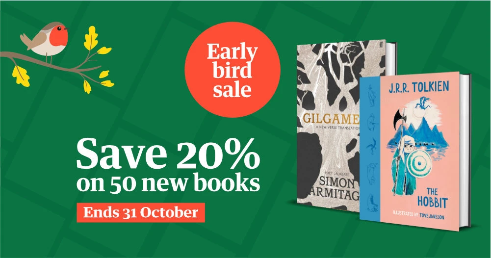 Save 20% on 50 new books - pictures of The Hobbit and Gilgamesh