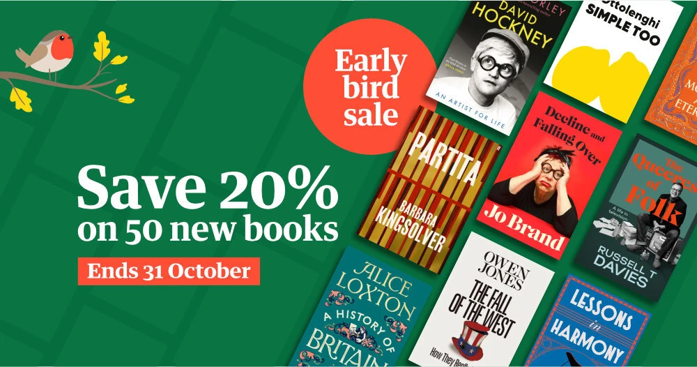 Save 20% on 50 new books with our Early Bird Sale