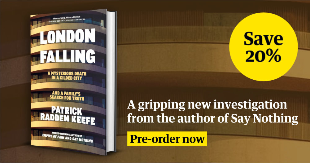 Pre-order London Falling by Patrick Radden Keefe and save 20%