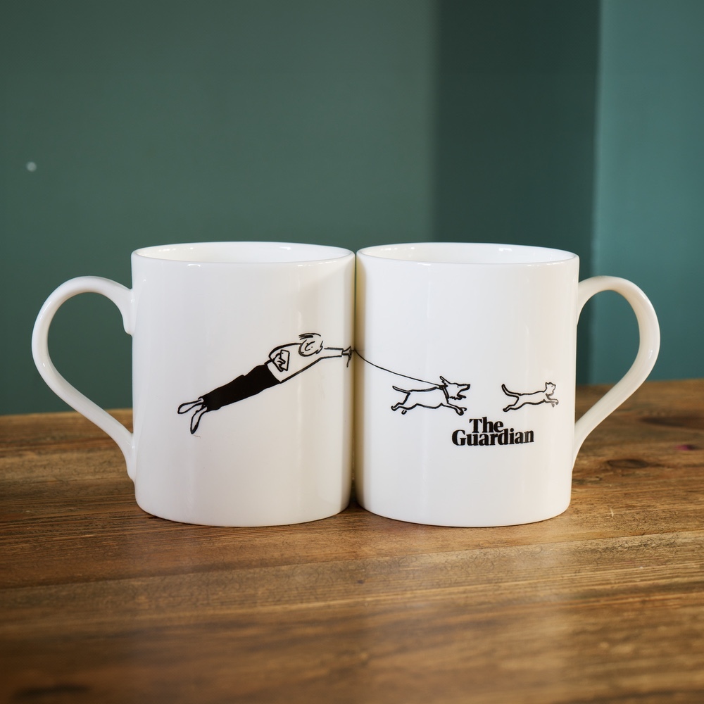 Guardian reader china mug