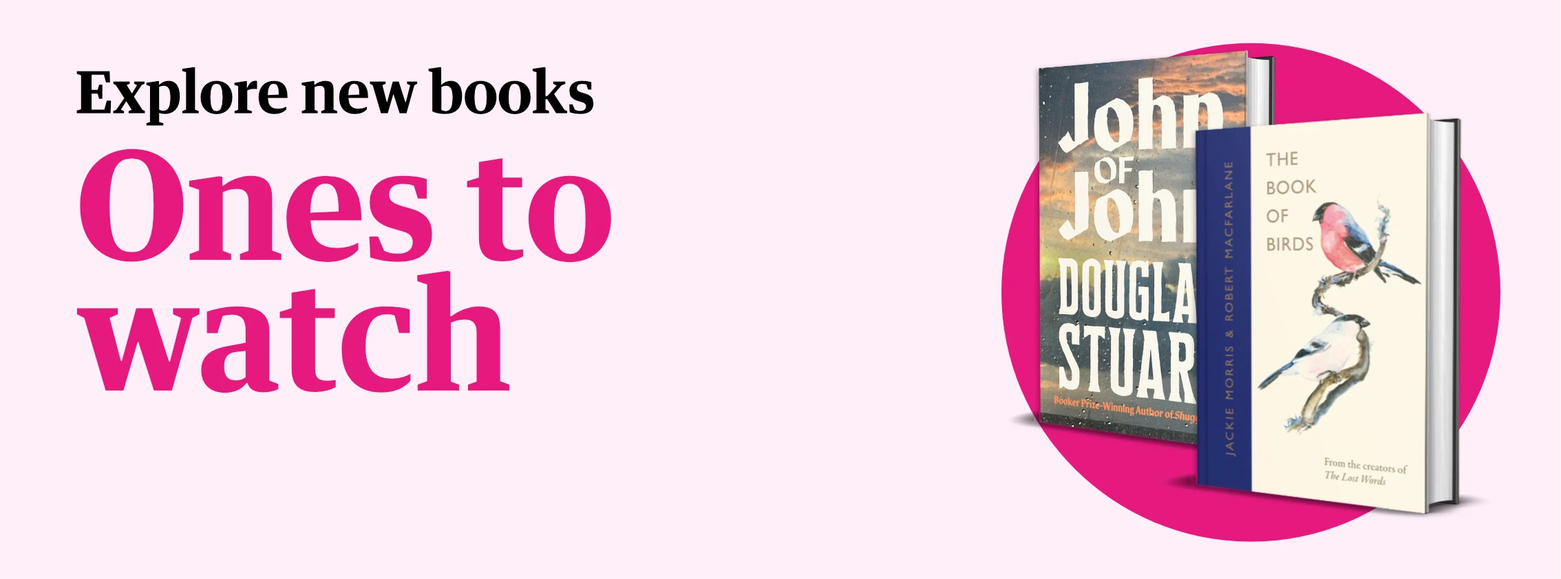 Ones to watch - explore new books