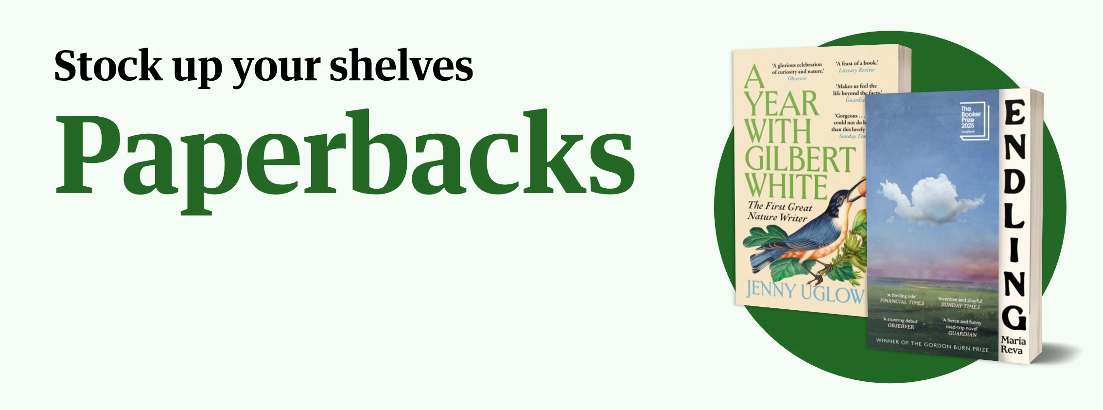 Paperbacks - stock up your shelves