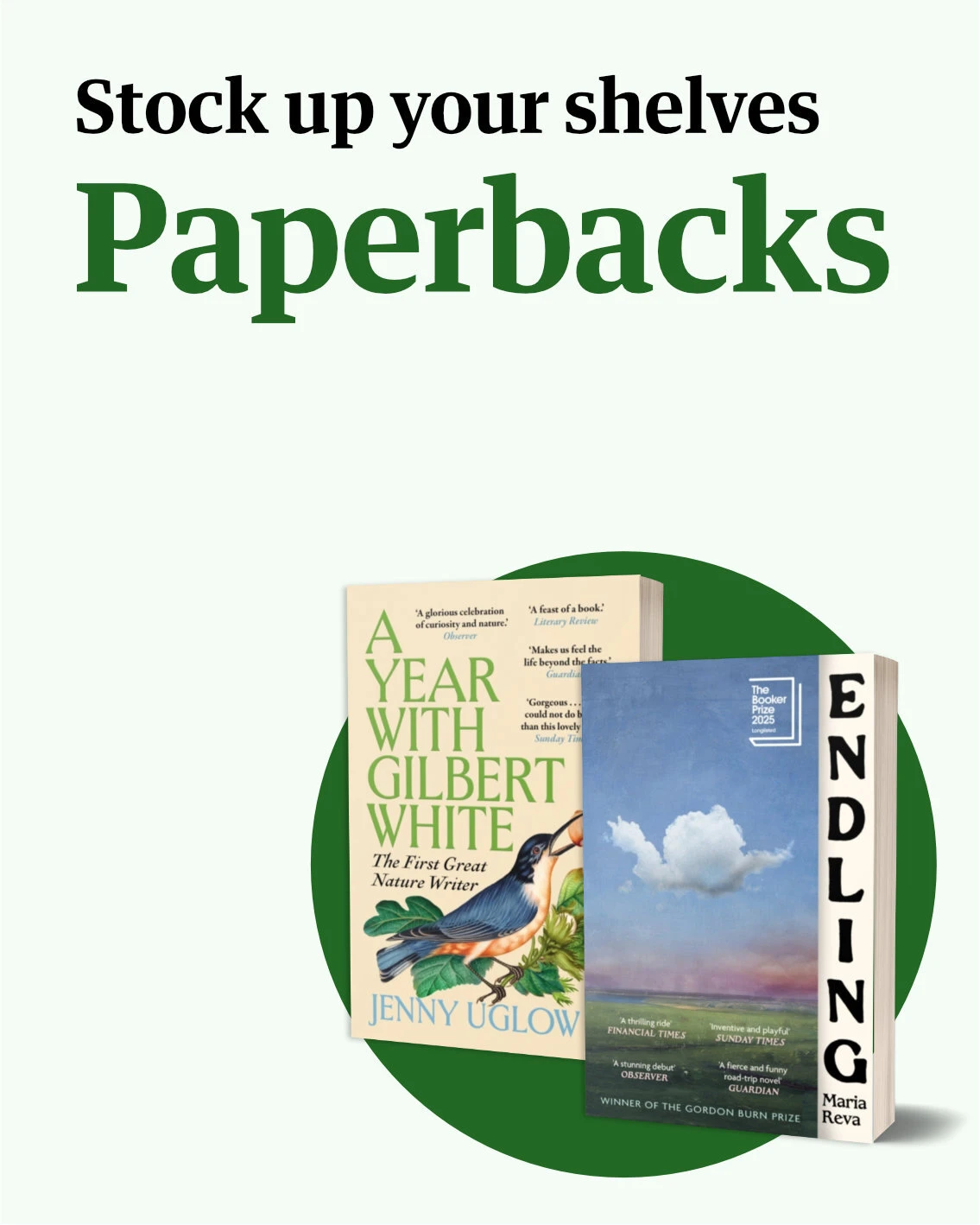 Paperbacks - stock up your shelves