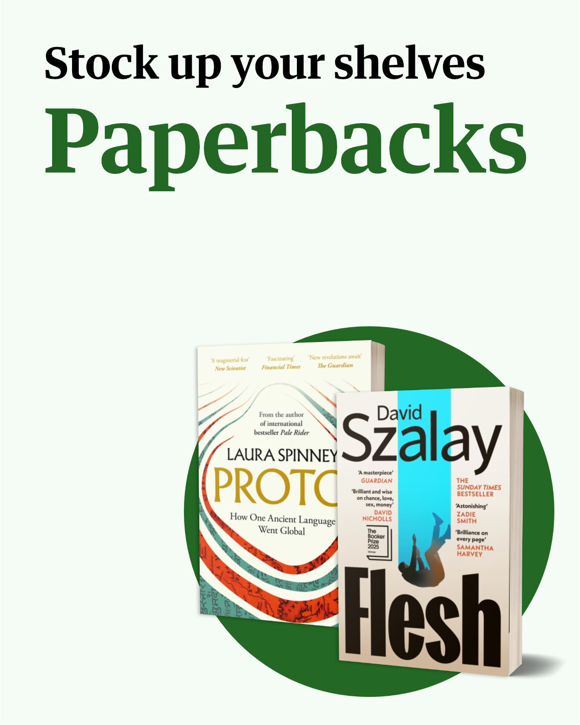 Paperbacks - stock up your shelves