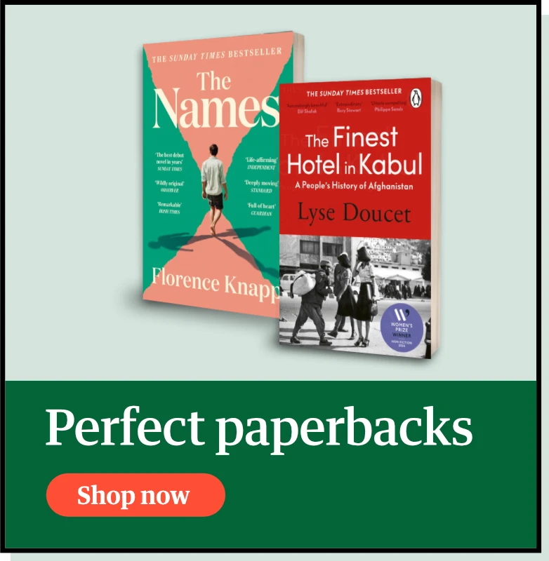 Perfect paperbacks - shop now. An image of The Names and The Finest Hotel in Kabul