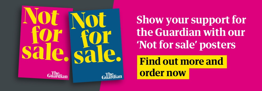 The Guardian Not for sale posters