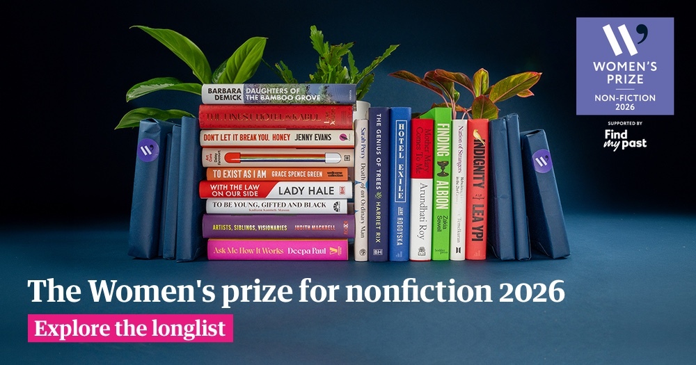 The Women's prize for nonfiction longlist 2026