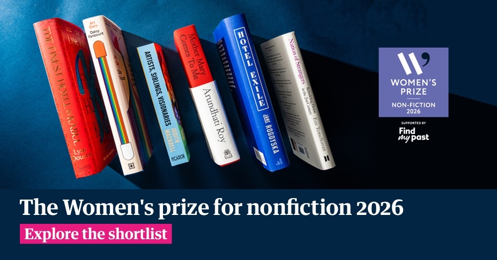 2026 Women's prize for non-fiction shortlist