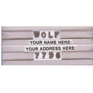 Wolf Legal Marker Set