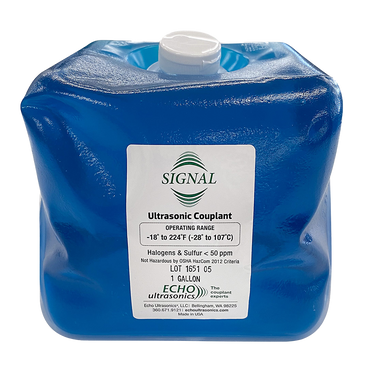 Echo Signal High Acoustic Impedance Couplant