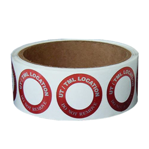 Operator Inspection Point Label Thickness Gauges - Ultrasonic - Inspection Plugs & Labels - NDT Seals ...