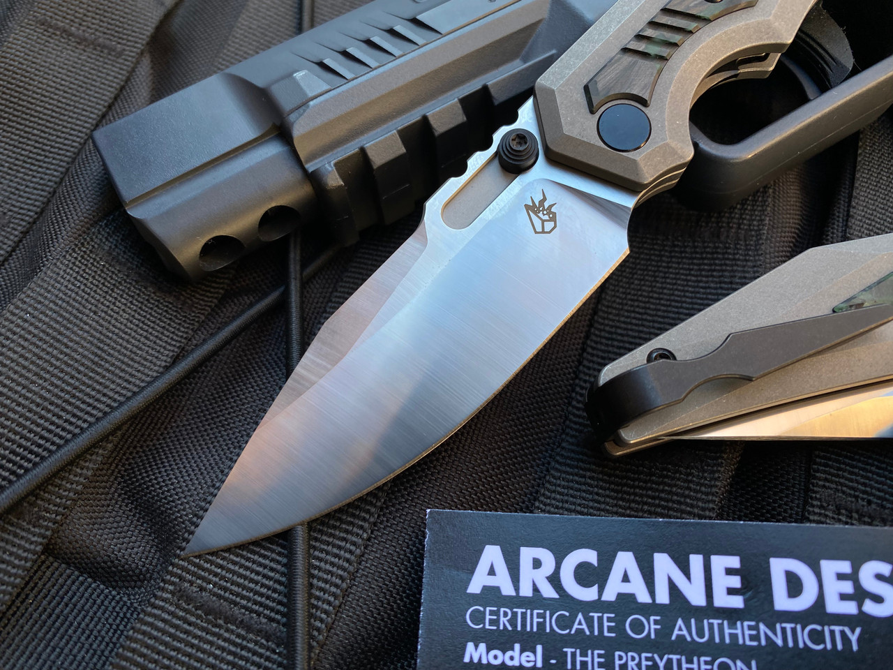 Arcane Design microtech mafione medford case buck kershaw ZT