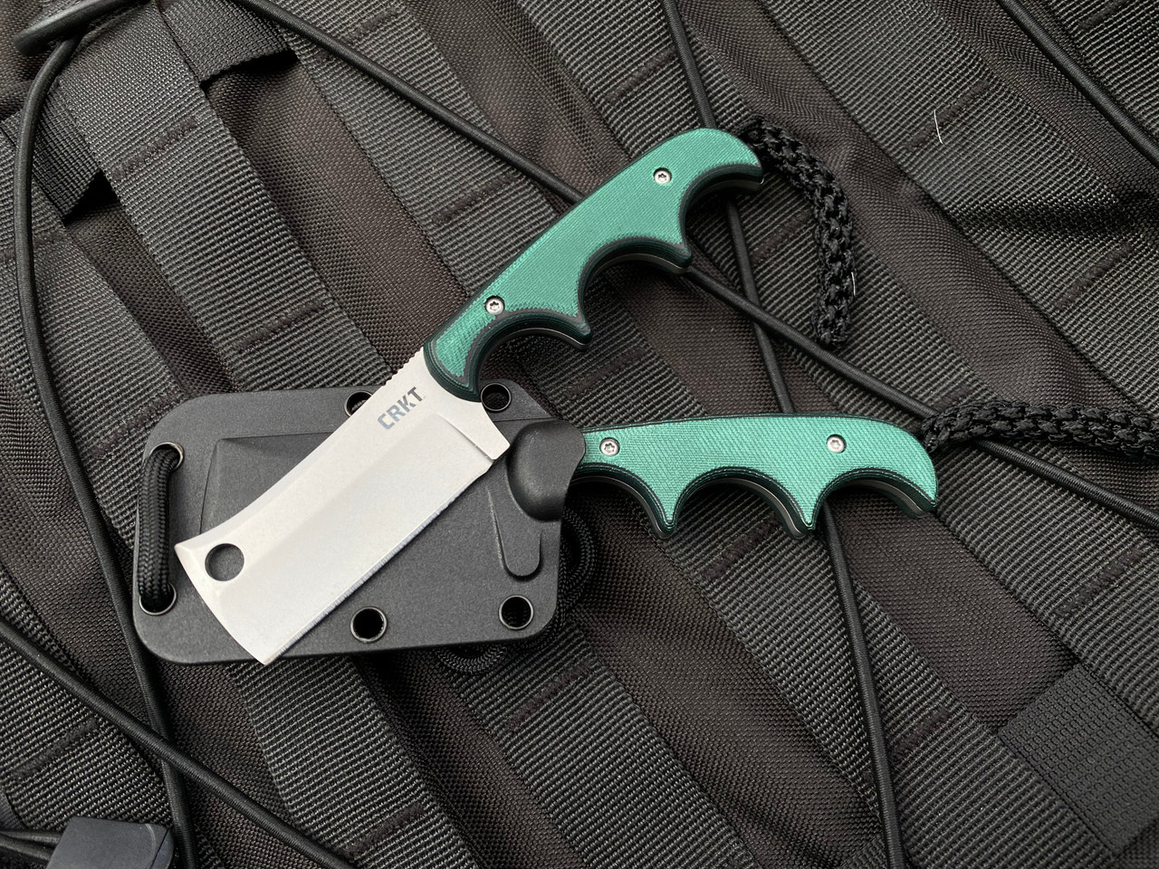 CRKT Minimalist Cleaver with Flex Scales - Flytanium