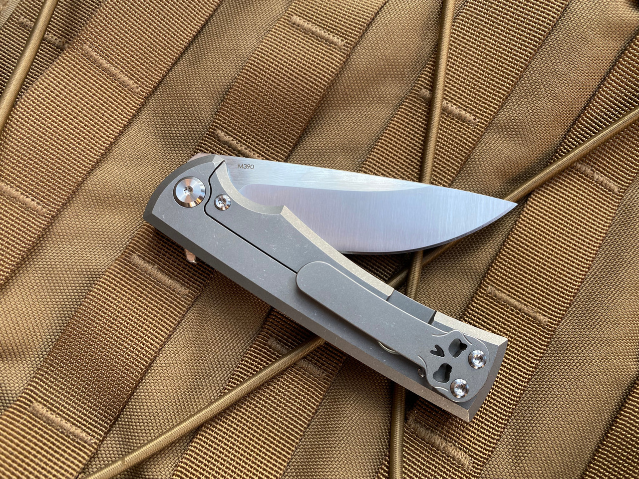 Chaves Ultramar Liberation Street Drop Point Folder Black G10 Top w ...