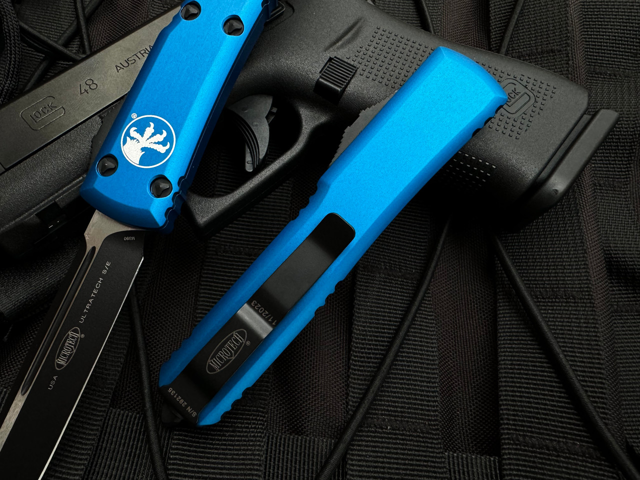 Microtech Ultratech S/E | Blue Body Black Blade | NTL
