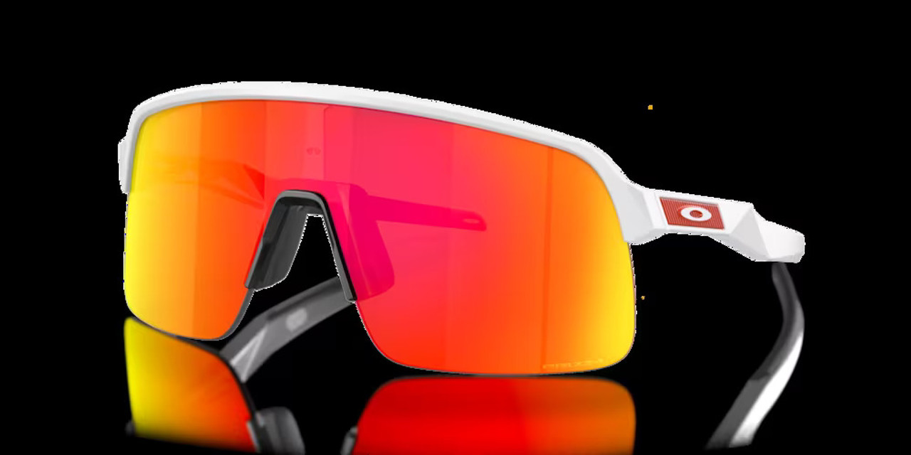 NEW Oakley Sutro White Frame Prizm Ruby Orange Lens Prizm Lens