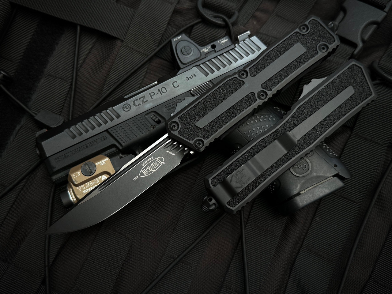 Microtech Scarab II | Gen III Black Tactical | NTL